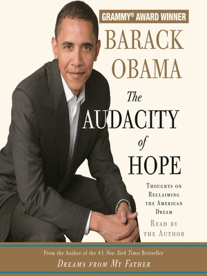cover image of The Audacity of Hope